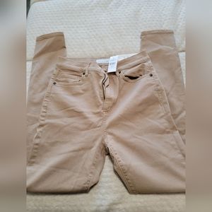 NWT Loft high waist skinny ankle khaki jeans